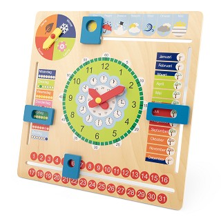 Calendar clock - only available in the Dutch language